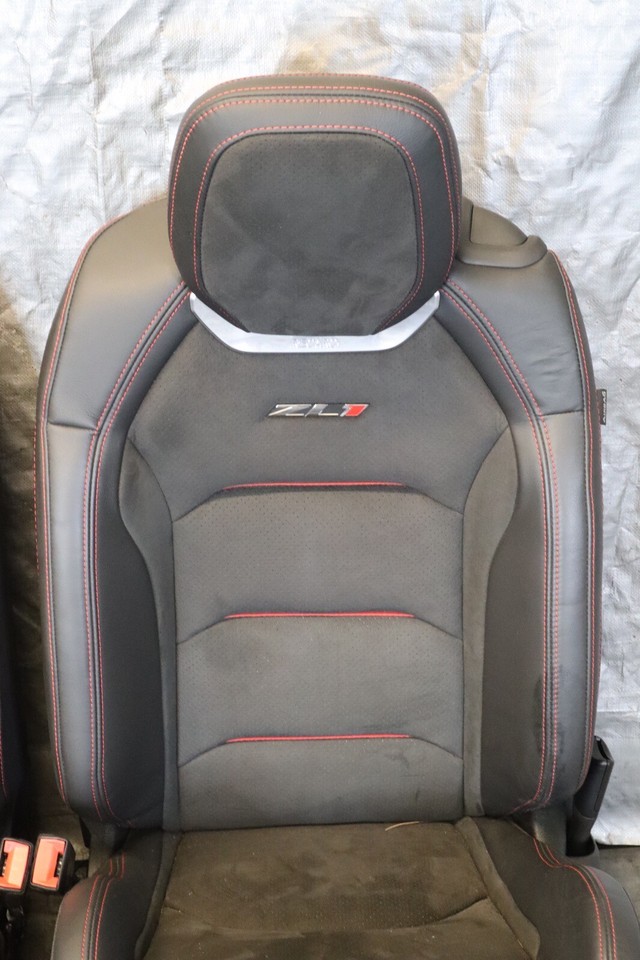 2023 CHEVROLET CAMARO ZL1 1LE LT4 6.2L OEM ALCANTARA FRONT N REAR SEATS ...