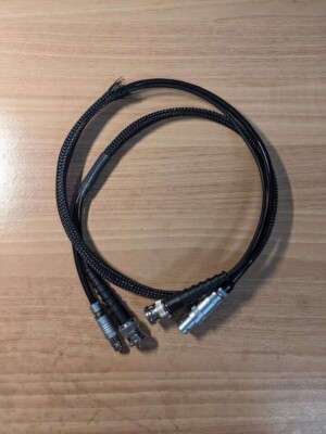 Panavision Lemo 1-Pin FFA.1S to 3-Pin Ficher & BNC Loom