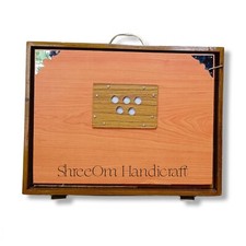 Shruti Box With Padale Indian Orange Teak Plywood Classic Shruti /Case 13