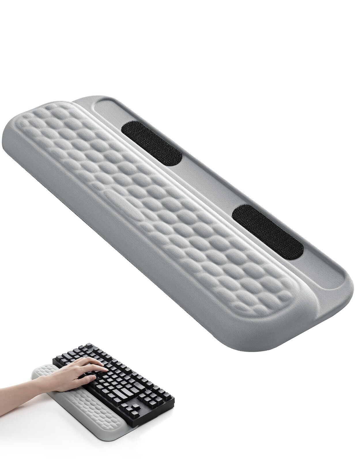 60%-75% Mechanical Keyboard Wrist Rest with Custom Stickers Support Pad for Comfortable Typing Experience-image