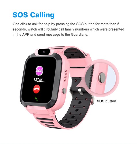 Q16S Smart Watch Kids 2G Sim Card SOS Call LBS Tracker Waterproof - Photo 7 sur 8