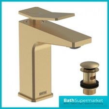 Bristan Eco Start Basin Mixer Tap With Waste - Brushed Brass New UK Cheap Stock