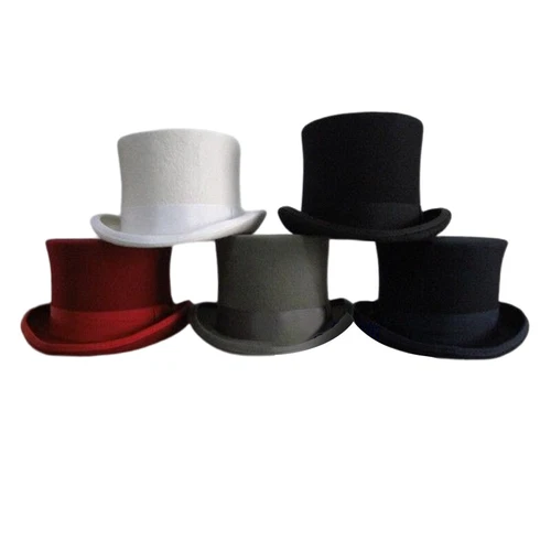 Cappellaio Matto Uomo Lana Top Cappello Magico Signori Esecuzione Jazz Berretti - Foto 5 di 15