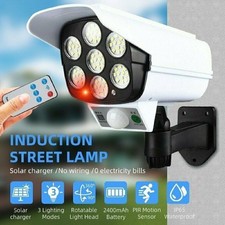 77LED Solar Motion Sensor Wall Light Outdoor Street Garden Security Flood Lamp