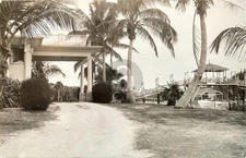 Gasparilla Inn Boca Grande FL Florida Japanese Bridge RPPC Photo Postcard COPY