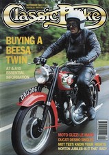 Classic Bike Magazine September 1991, BSA, Ducati, Moto Guzzi and more