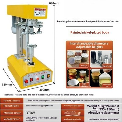 Automatic Commercial Non-rotating Sealing Machine with Easy-pull Cover