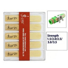 10Pack Clarinet Reeds Natural Cane Reed Bb Clarinet Reeds 1.5/2.0/ 2.5/3.0/3.5