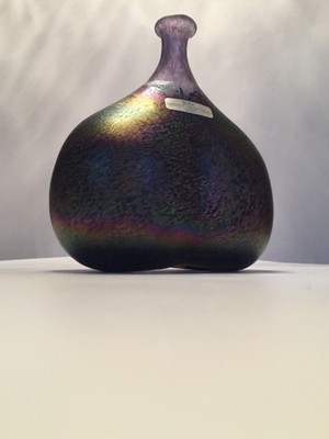 Schwedisches Kunstglas Kosta Boda Vase Serie:  Volcano 