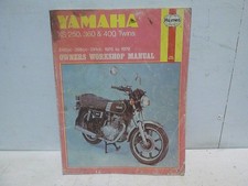 Yamaha XS 250 360 & 400 Twins Haynes Manual 1975 to 1978  248cc 358cc 391cc