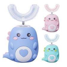 Kids U-Shaped Sonic Electric Toothbrush Children Silicon Toothbrush 360 Degrees