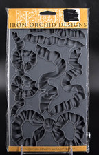 Iron Orchid Designs IOD BOWS D cor Mould Silicone Casting Mold Ribbons NEW