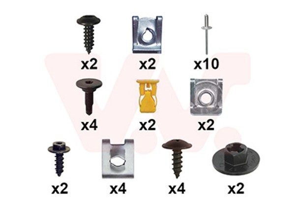 Montagesatz StoßFäNger VAN Wezel 1604793 FüR Fiat 500 312AG1A 312AXG1A 312 AXG11-image