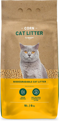 von Amazon Klumpmais Katzenstreu, unparfümiert, 10 L (1er Pack) (früher ein Li