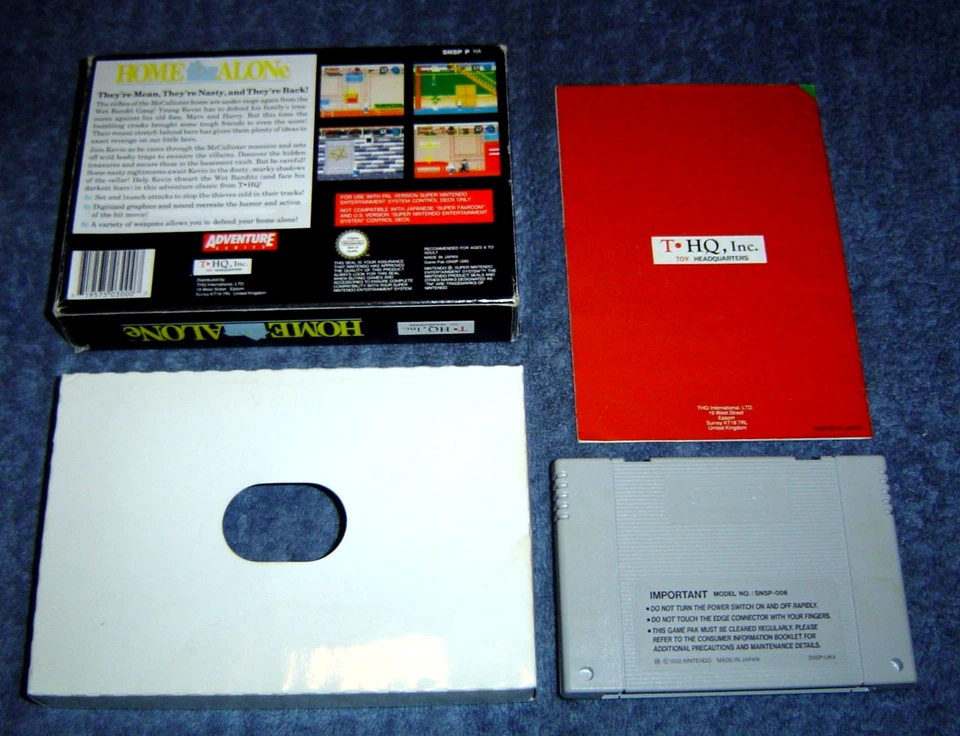 * HOME ALONE * - SUPER NINTENDO SNES GAME - COMPLETE - PAL VERSION - RARE - Image 2 of 4