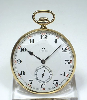 Omega Taschenuhr aus 14 Karat Massivgold – 1923 - Bild 1 von 4