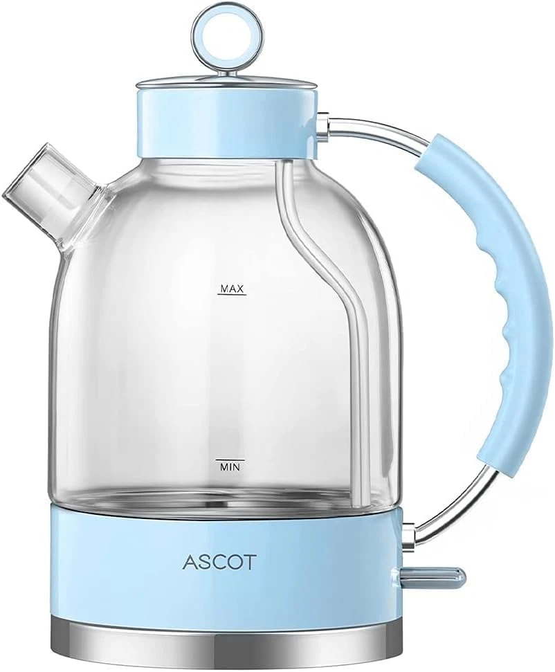 1.6L Glass Electric Kettle with Auto Shut-Off - Perfect Gift for All!