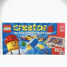 1999 LEGO Creator The Race to Build It Board Game 100 Complete RoseArt HTF RARE