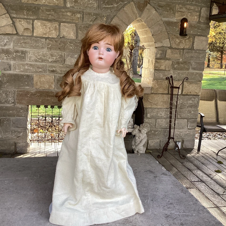 ANTIQUE SIMON & HALBIG KAMMER & REINHARDT GIRL DOLL 20” T. 53 Lovely Blue Eyes - Image 2 of 4