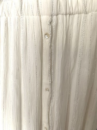 Lauren Conrad Dress Womens White Maxi Lightweight Lined Summer Spring size 10 - Picture 12 of 13