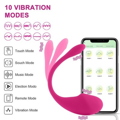 APP Remote Bullet Egg Wearable Clit Vibrator G-Spot Massager Sex Toys for Women