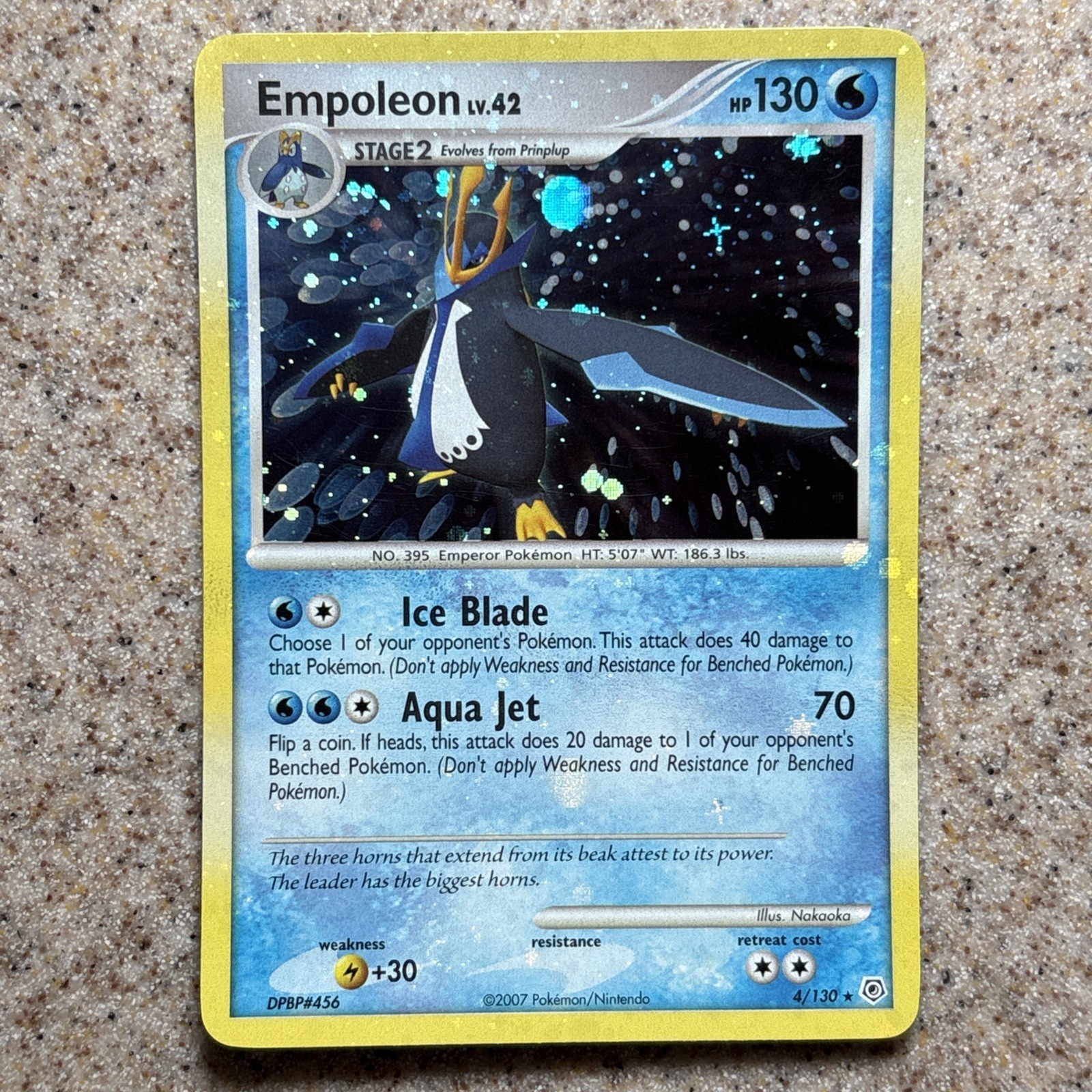 Empoleon - 4/130 - Pokemon Diamond & Pearl Holo Card NM LP