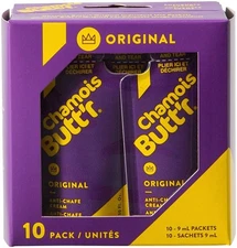 Original Anti Chafe Cream - Chamois Butt'r Original: 0.3oz Packet, Box of 10 -