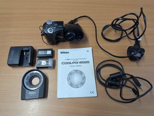 Nikon Coolpix 4500 4.0MP Digital Camera Black with Charger