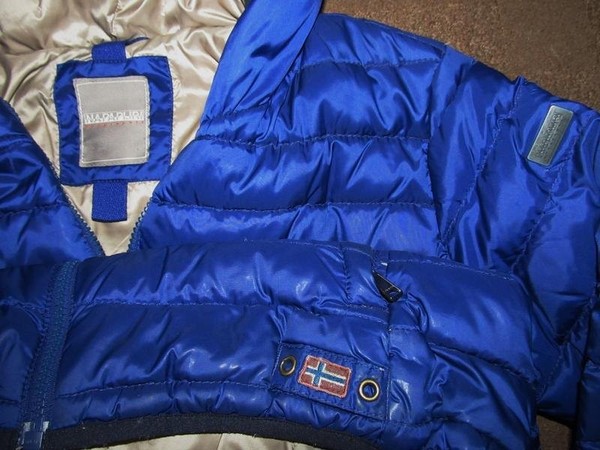 Women Napapijri Puffer Jacket Navy 44-46