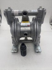 Dayton 3Hjw8 Double Diaphragm Pump, Aluminum, Air Operated, Santoprene, 28 Gpm