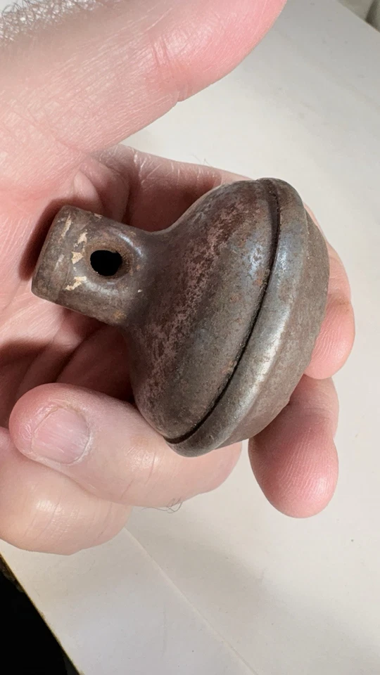 Пара антикварных стальных дверных ручек Corbin Como A - Изображение 4 из 4