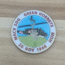 MACV SOG GREEN HORNETS MOH Token