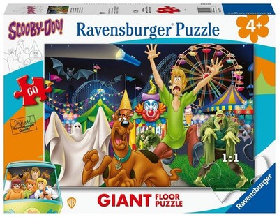 NEW! Ravensburger Scooby Doo 60pc Giant Floor Puzzle