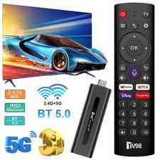 Android 14.0 TV Stick Box 8K Streaming Player Media Player mit Sprachsteuerung