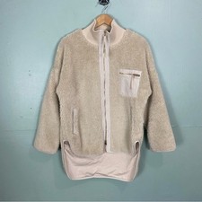 Varley Marney Jacket Sherpa Cream Zip Up Small