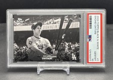 2024 TOPPS BLACK & WHITE MLB #1 Shohei Ohtani Los Angeles Dodgers PSA 10