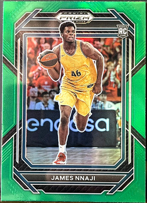 2023 24 Panini Prizm Draft Picks Prizms Green 3 James Nnaji Rc 