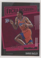 2019-20 Panini Status Tmall New Beginnings Red Darius Bazley #6 0l9v