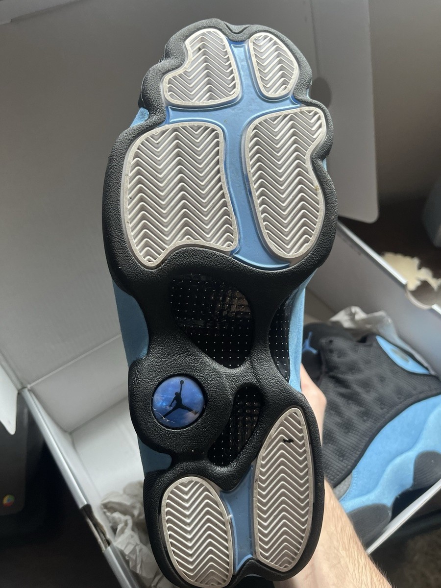 Size 12 - Jordan 13 Retro Mid Black University Blue for sale