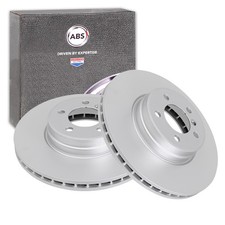 2x ABS BREMSSCHEIBEN 344mm BELÜFTET VORNE passend für LAND ROVER RANGE | 17574