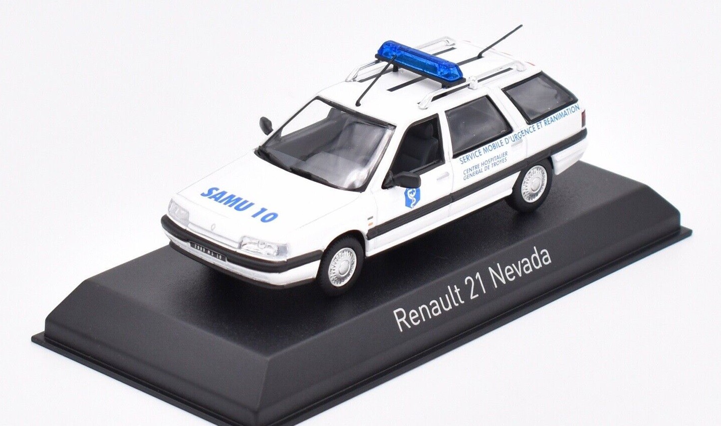 NOREV, RENAULT 21 Nevada 1991 SAMU, 1/43,  NOREV512137