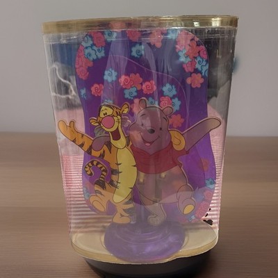 Disney Winnie the Pooh & Tigger Purple Floral Plug-In Night Light w/ Switch