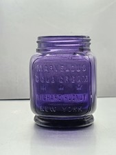 Richard Hudnut Marvelous Cold Cream Amethyst Glass Jar