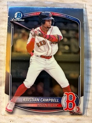 2025 Bowman #BCP-42 Kristian Campbell Chrome Prospects