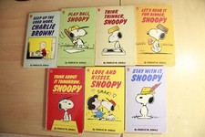 Charlie Brown Snoopy Peanuts 7 Vintage Books Bundle Charles M. Schulz