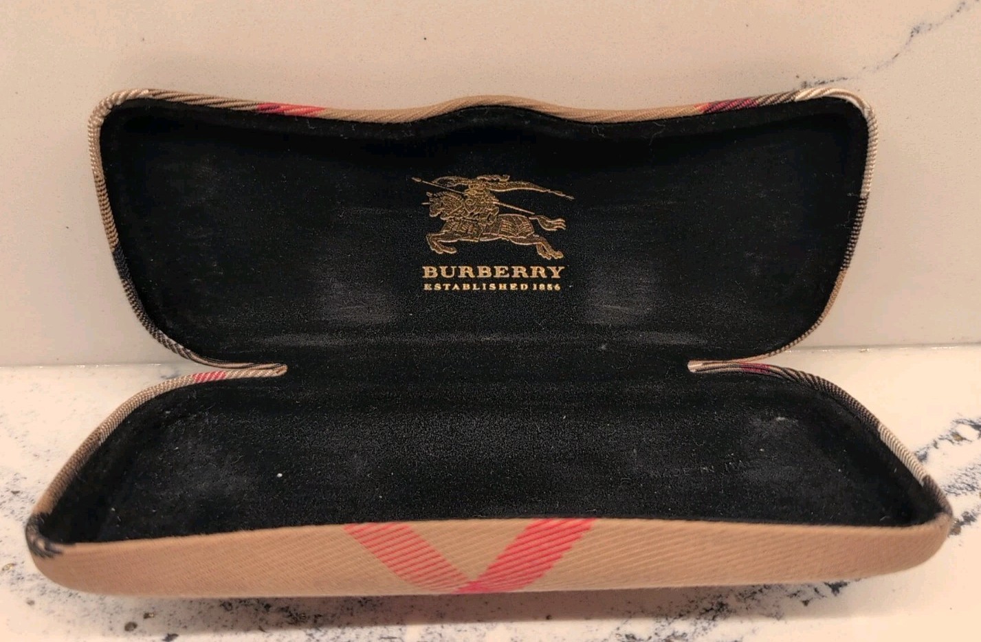 Burberry Eyeglasses Frames + Case B 1012 1001 Black 50-19-135 Metal Made Italy thumbnail 11