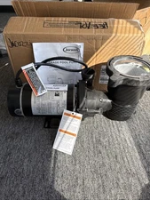 Jacuzzi 348178 JPA Pro Grade Pool Pump, 3' STD 1 HP 2SPD, Black