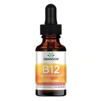 Swanson B-12 Liquid 1,000 Mcg 2 fl oz Liquid