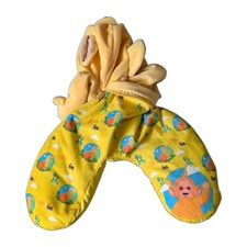 Official Teletubbies Laa-Laa Convertible Travel Pillow Plush Toy 2017 Rare