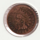 US Rare Old West 1886 Indian Head Penny Coin American Collection Shield Cent USA